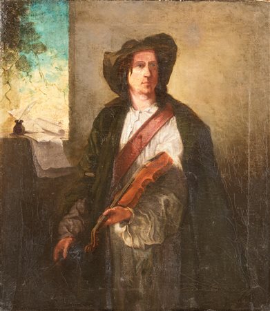 Scuola Lombarda del XVIII secolo (0 - 0) 
Suonatore di violino 
olio su tela cm 81,5x71 (s.c.)