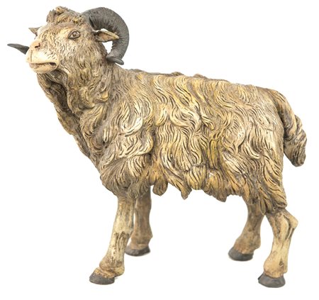  
Montone in terracotta, XIX secolo 
 cm 17x18x6 ca.