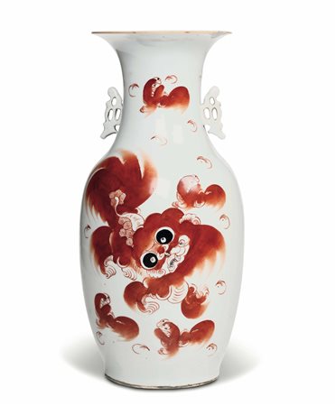 Vaso in porcellana, Cina XIX secolo