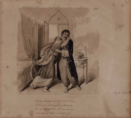 Scena galante Giovan Battista Gigola (1769-1841)