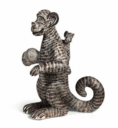 Scimmia in terracotta, Messico