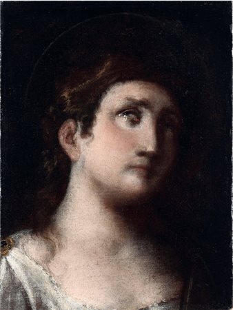 Ritratto di Santa Scuola lombarda del XVII secolo