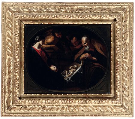 Andrea Pozzo (1642 Trento-1709 Vienna) attribuito a, Adorazione