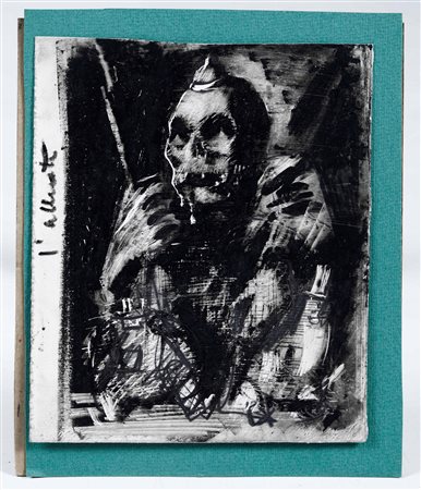 Sironi Mario attribuito a, Teschio