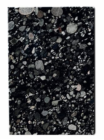 Piano in marmo sagomato di forma rettangolare. XX secolo