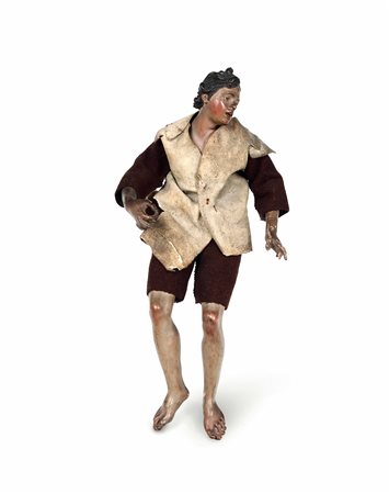 Pastore con giacca bianca, Napoli XIX secolo