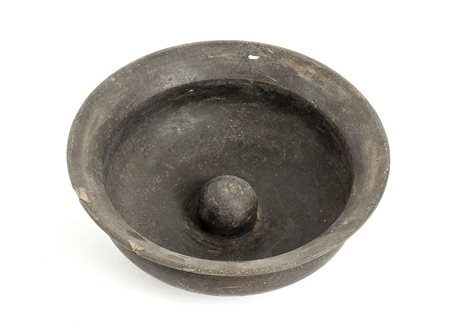 COPPA UMBILICATA BUCCHEROIDEEtruria, VI - V secolo a.C.diam. cm...