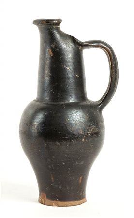 OINOCHOE A CORTOCCIO A VERNICE NERACampania, III secolo a.C.alt. cm...