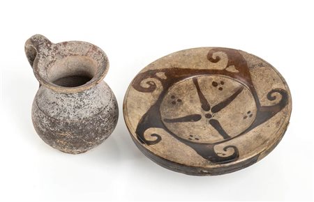 COPPIA DI VASETTI ELLENISTICIIV - III secolo a.C.alt. massima cm 9Coppia...