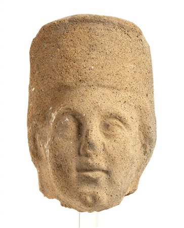 GRANDE RITRATTO VOTIVO MULIEBREIV - III secolo a.C.Terracotta, alt. cm 21,...