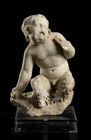 STATUETTA DEL GIOVANE PANEpoca romana imperiale, ca. II secolo d.C.Marmo...