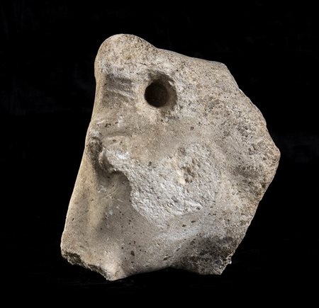 TESTA DI BOVIDEEpoca tardo ellenistica, I secolo a.C. - I secolo d.C.Marmo a...