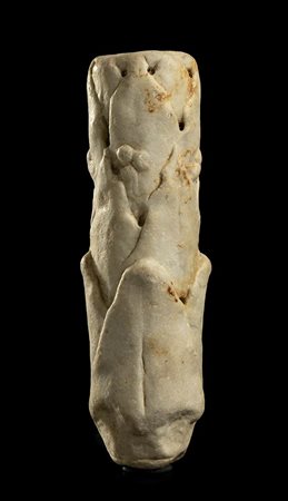 FUSTO DI CANDELABRO FITOMORFOEpoca romanaMarmo lunense, alt. cm...