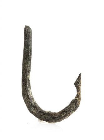 AMO DA PESCAEpoca romanaBronzo, alt. cm 3ProvenienzaCollezione privata,...