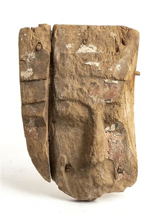 MASCHERA LIGNEA EGIZIAEgitto tolemaico, ca. 332-30 a.C.Legno stuccato e...