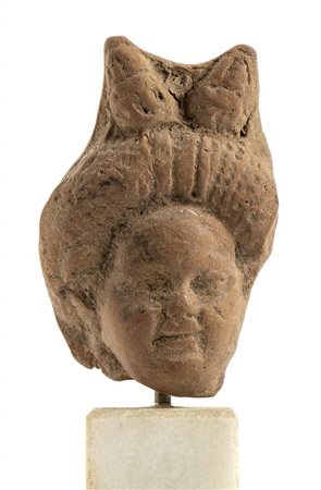 RITRATTO DI ARPOCRATEEgitto, epoca tardo ellenisticaTerracotta, alt. cm 7,...