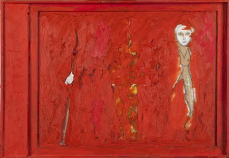 MIMMO PALADINO    
Sibilando, 1978  