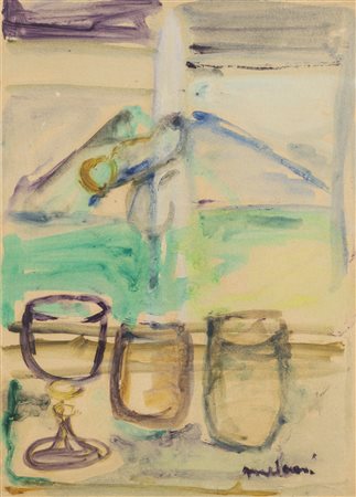 GINO MELONI    
Bicchieri, 1958