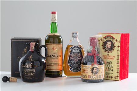 Selection of spirits (4 bts)