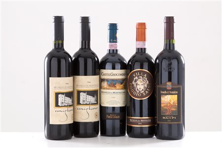 Selection of Brunello di Montalcino (5 bts)