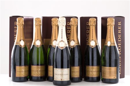 Champagne Brut Louis Roederer (7 bt) with 5 boxes