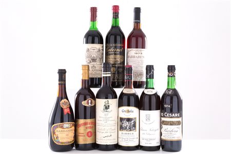 Selection of red wines (9 bts)