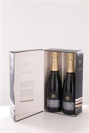 Champagne Henriot (2 bts). Original box