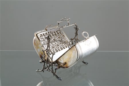 Shieffield chafing dish. England. Late 19th c