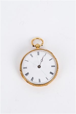 COURVOISIER. Golden pocket watch. To be reviewed