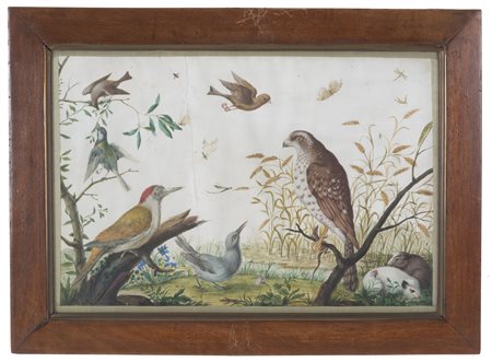 MASTER OF 18th CENTURY. Oil painting on parchment