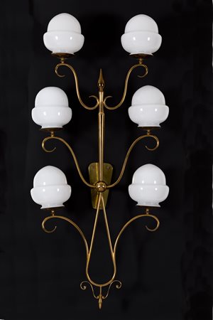 Large wall lamp in the style of Paolo Buffa. 40s