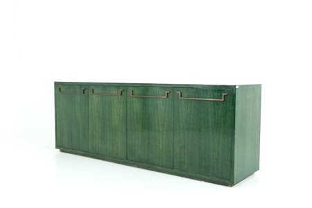 VIVAI DEL SUD (Attr.) Sideboard in wood and brass