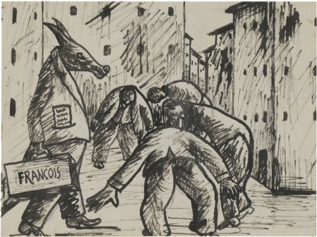 OTTONE ROSAI, TRE DISEGNI PER «IL BARGELLO», 1929-30