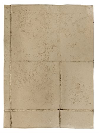 GIUSEPPE SPAGNULO Senza titolo, 1976 tecnica mista su carta sagomata, cm....