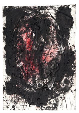 GIUSEPPE SPAGNULO Dai volti, 2008 tecnica mista su carta, cm. 106x74 firmato,...