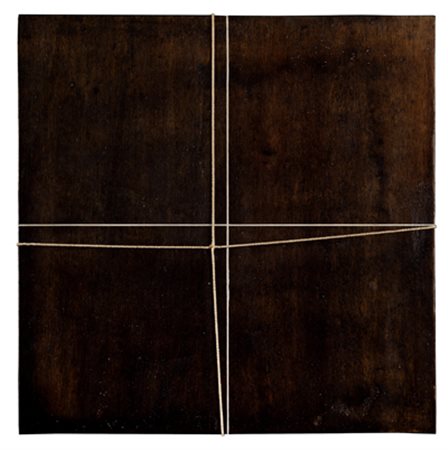 GIANNI COLOMBO Spazio elastico - doppia croce, 1976 tecnica mista ( legno...