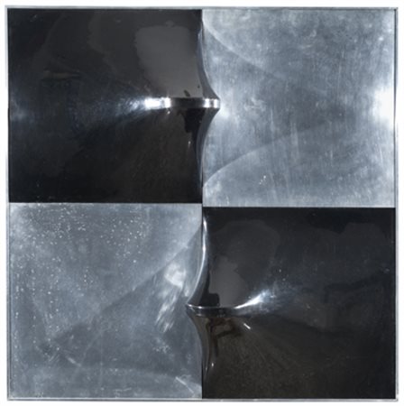 AGOSTINO BONALUMI Senza titolo, anni '70 plastica ed alluminio, cm....