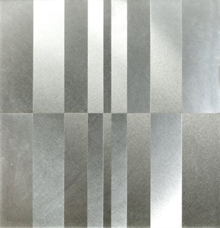 GETULIO ALVIANI Superficie alluminio satinato cm. 66x63,5 multiplo di 100...
