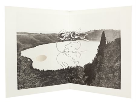 GIULIO PAOLINI L'exil du cygne fototipia 176/500, cm. 50x80 firmata sul...