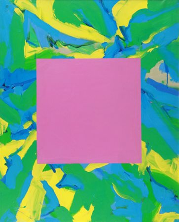 MILAN KNIZAK Neo Malevich acrilico su tavola cm 100x80 Firmato e titolato sul...