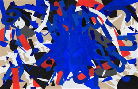 MORGAN O'HARA Senza Titolo, 1994 collage su carta cm. 43 x 28 firmato e...