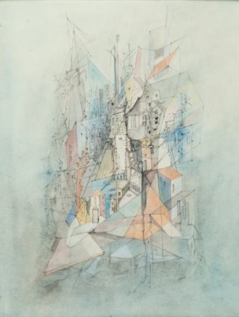 WOLS OTTO WOLFGANG SCHULTZ Senza Titolo acquarello su carta cm. 28 x 22...