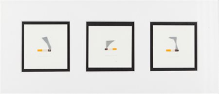 TOM WESSELMANN Smoking cigarettes, 1998 collage, lignitex, cartoncino...
