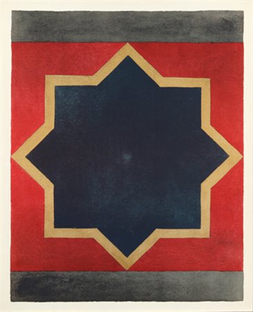 SOL LEWITT Sette stelle, 1984 cartella di sette collotype, cm. 50x40 cadauna...