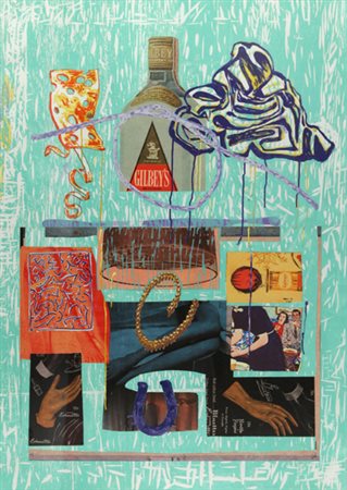 SALLE DAVID Senza titolo, 1999 serigrafia 2 fogli, cm. 142x99 esemplare A.P....