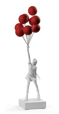 BANKSY (AFTER), FLYNG BALLONS GIRL (RED), 2019