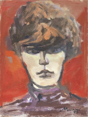 MINO MACCARI, VOLTO, 1963