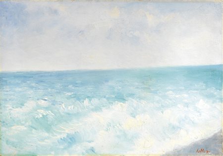 UMBERTO LILLONI, MARINA AD ALASSIO, 1953