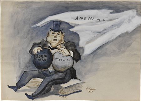 PRIMO CONTI, ILLUSTRAZIONE PER LA RIVISTA «IL BARGELLO», 1941