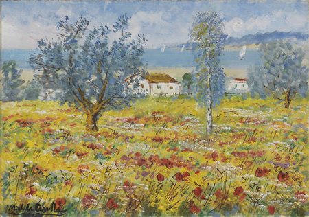 MICHELE CASCELLA, PAESAGGIO, 1980